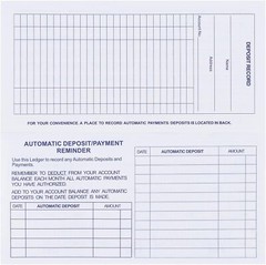 20Pack Checkbook Register, Check Registers for Personal Blank Ledger Transaction