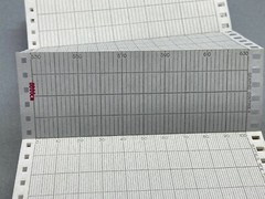 Graphic Controls GC-74327 Fanfold Strip Chart Paper 0-100, 530-630 Range