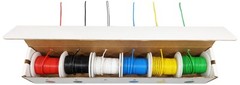 18 Gauge Solid Hook-Up Wire Kit – Six 25 Foot Spools of Solid Tinned Copper Wire