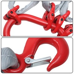 6600LBS Capacity 5FT Lifting Slings with G80 4 Legs Grab Hook and Adjuster