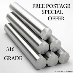 STAINLESS STEEL 316 GRADE BARS RODS SHAFTS BRACKETS HANDRAILS 6MM – 20MM