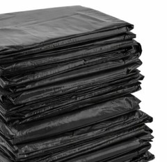 Black T-Shirt Carryout Bags (500 ct.) by Poly-America