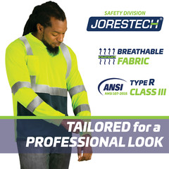 5 pack Hi-Vis Safety Workwear Long Sleeve Shirt Top Reflective Tape Two tone