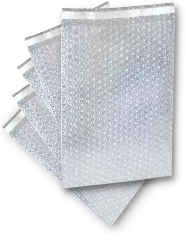 100 Pack 8″ x 17.5″ Bubble Out Pouches Bags Protective Mailers Self Seal Cushion