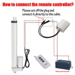 12V 2000N 900N 250N Linear Actuator 6inch Stroke 2inch to 48inch Fast Speed