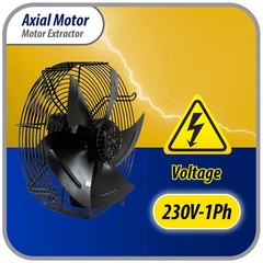 Appli Parts Axial Fan Motor Guard Mounted 15-3/4in (400mm) Fan Blade 220V/1Ph/50