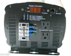 12 v DC TO 110 volt AC portable power inverter SOLAR RV SEMI 3000w 25a 6000 WATT