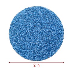 50PCS 2 inch 36 Grit Zirconia Roll Lock Die Grinder Quick Change Sanding Discs