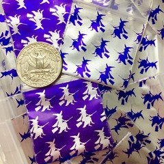 BaggiesSince1987- 2020 ZipSeal Bags Metallic P 50 DESIGN Mix 100PCS, 👀Details🔽
