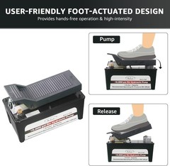 Efficient Foot-Operated Hydraulic Pump – 10,000 PSI for Industrial Applications