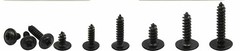 Modified Truss Head Self piercing sharp point Screws #8x 1/2″- 3″ K-Lath Black