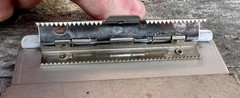 Vintage Metal Aluminum Clipboard Storage Form Holder Flip Top Clip Small