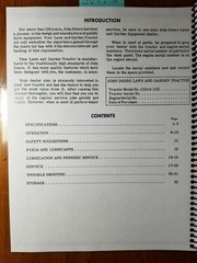 John Deere 110 110H 112 112H Lawn & Garden Tractor S/N 65001-100000 Oper Manual