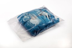 12×15 CLEAR POLY PLASTIC LAY-FLAT BAGS PACKING SHIPPING OPEN TOP 1MIL FDA LDPE
