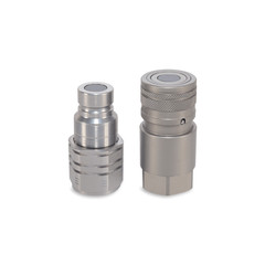 1/2″ Flat Face Hydraulic Quick Couplers Set – 1/2″ SAE Thread