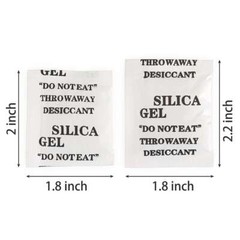 60/100pcs Silica Gel Packets 5g Grams Desiccant Pack Moisture Absorber Reusable
