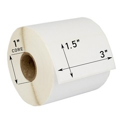 ZEBRA ELTRON 3×1.5 (3″ x 1 1/2″) Direct Thermal Labels – (50) Rolls of 950