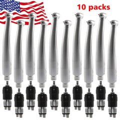 10* NSK Style Dental High Speed Turbine Handpiece W/ Quick Coupler 4 Hole YBNK4