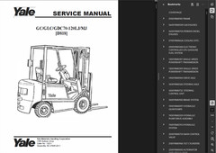 YALE D818 GC100MJ FORKLIFT SERVICE REPAIR MANUAL PDF ON USB NOT PRINTED