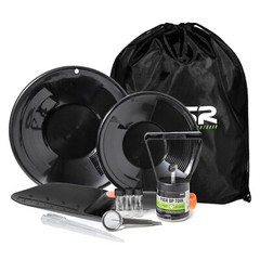 ASR Outdoor Gold Panning Kit Gold Rush Prospecting Tools Accessories 10pc