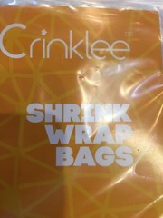 100-6″x6″ SHRINK WRAP BAGS for packaging crafts, CDs, soaps, candles and more.