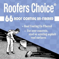 66 Home Roof Coating Waterproof Black Elastomeric Rubberized Sealant 4.75 Gal.