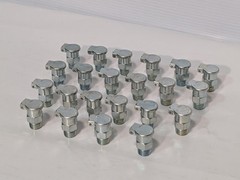 Lot of 22 Gits Bros Manufacturing Flip Top Press Fit Oiler Oil Cup, 1-1/4″ Tall