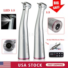 Dental 1:1 1:5 Increasing Contra Angle LED /No Handpiece Fit NSK Electric Motor