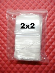 500 Reclosable Storage Bags 2”x 2” Clear 2 Mil Food Grade Seal-Top Baggies