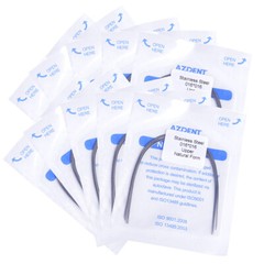AZDENT Dental Orthodontic Arch Wires Stainless Steel Natural Form Rectangular