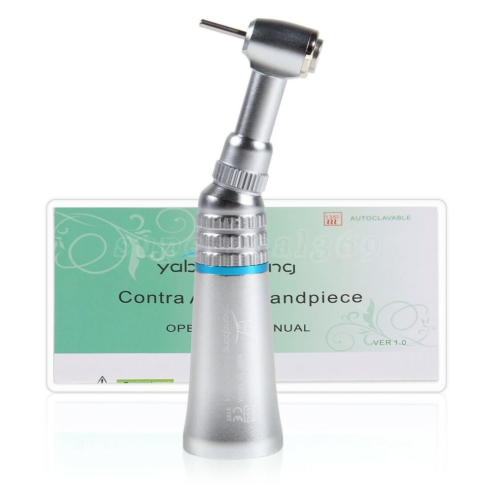 1-5 Pcs Dental Low Slow Speed Contra Angle Handpiece Push Fit FG 1.6MM Burs YAG