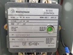A200S1CB / B200M2CAC Westinghouse Size 2 Motor Starter 120V Coil w/ Enclosure