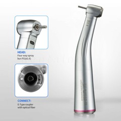 NSK Ti-MAX X95L Estilo Dental 1:5 LED Contra Angulo Fibra Optica Anillo Rojo