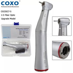 COXO Dental Electric Handpiece 1:5 Increase Fiber Optic Contra Angle C7-5