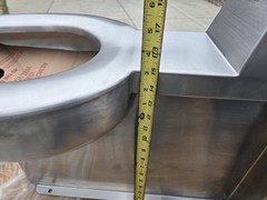 Stainless Toilet ACORN 3334 Commercial Toilet Rear Discharge Industrial Bar NEW
