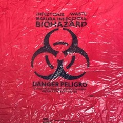Uline Biohazard Trash Liner 10 Gallon 1.2 mil Total of 180 Bags