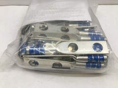 Izzy 62-38-1, #6 AWG Lug, 2 hole, 3/8″ Holes, 1″ OC, Long Barrel – 50 pcs