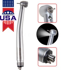 NSK STYLE Dental LED E-generator Fiber Optic High Speed Handpiece Turbine 4 Hole