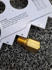 3/8″ Push-In x 1/4″ Male NPT Adapter Brass Lot of 4