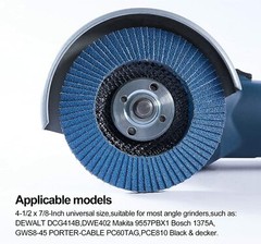 40 GRIT 40 PACK 4-1/2″ ZIRCONIA FLAP DISC ANGLE GRINDER SANDING GRINDING WHEELS