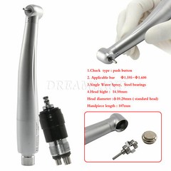 10PCS NSK Style Dental High Speed Handpiece & Quick Coupler 4Hole YBNK4 USPS