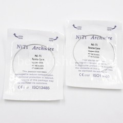 Dental Ortho Archwires Reverse Curve Niti Round Wires With Constant Elasticit