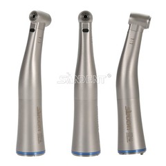 Dental 1:1 Fiber Optic LED Contra Angle Handpiece 4 Spray Push Button fit NSK po
