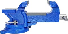 HFS(R) 5″ Heavyduty Bench Vise Anvil Forged 360 Swivel Locking