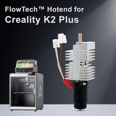 Hotend Upgrade Microswiss FlowTech Creality K2 Plus Leakproof CHT Nozzle Cold