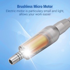 Micromotor LED eléctrico sin cepillo dental spray interno tipo E 3.4Ncm USA