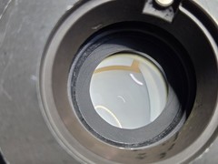 Zeiss Microscope Condenser with Flip Top Lens and Diaphragm.