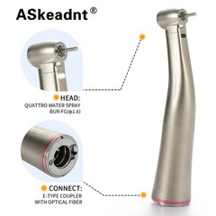 NSK Style Dental LED 45° Degree Surgical High Speed Handpiece Push Button 4 Hole