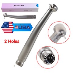 Askeadnt NSK Style Dental Turbine High Speed Handpiece Push Button Big 2-Hole to
