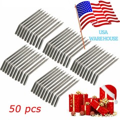 50 Pcs Dental Air Water Spray Triple Syringe Autoclavable Nozzles/Tips/Tubes USA